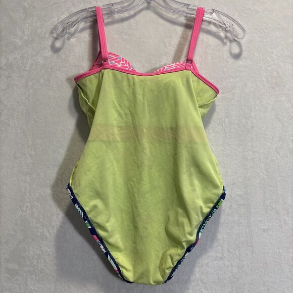 Lilly Pulitzer Palma Swimsuit One Piece Size 4 Sway This Way Deep Sea Navy Beach - Picture 11 of 16